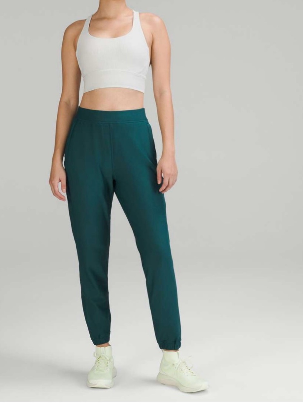 lululemon athletica Forest Teal Joggers no tag, but Size S